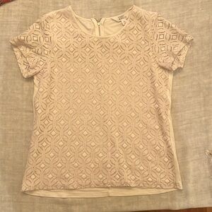 White blouse from Stitch fix. Medium petite